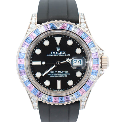 Rolex Yacht-Master 40mm Black Dial Watch Ref# 126679SABR - Happy Jewelers Fine Jewelry Lifetime Warranty