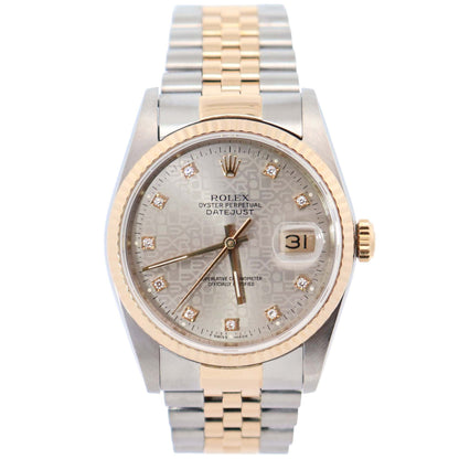 Rolex Datejust 36mm Silver Dial Watch Ref# 16233 - Happy Jewelers Fine Jewelry Lifetime Warranty