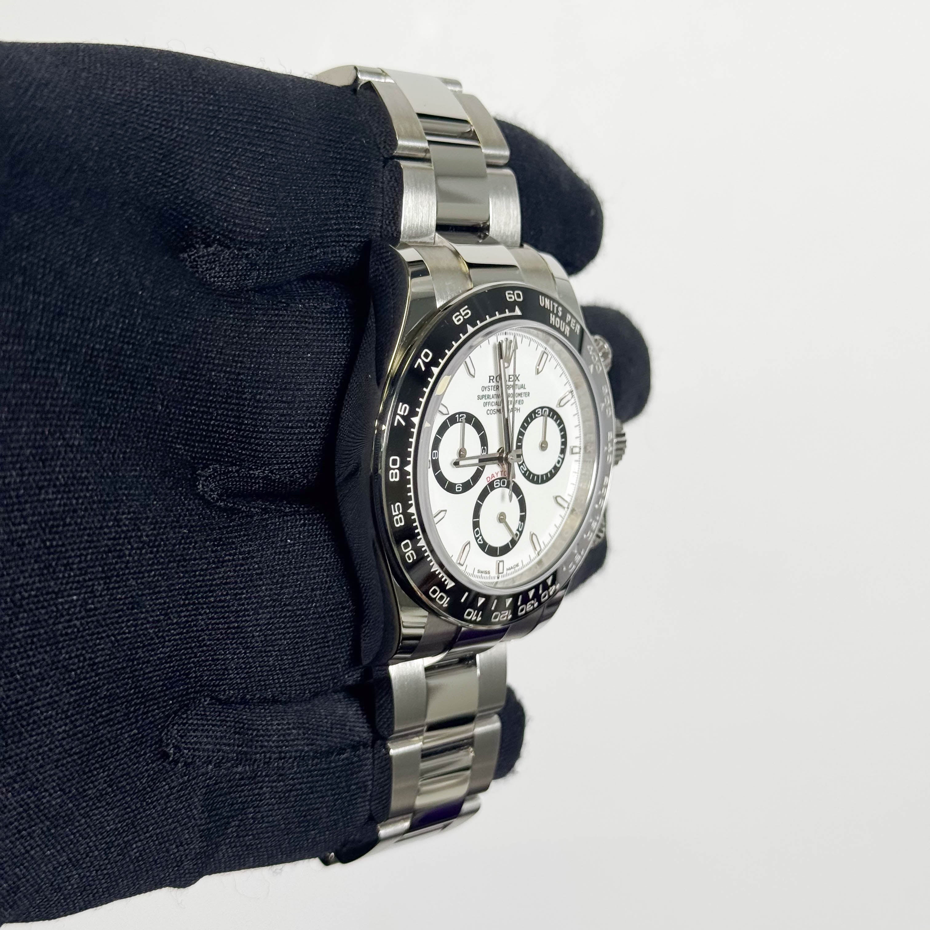 Rolex Daytona 40mm White Dial Watch Ref# 126500LN