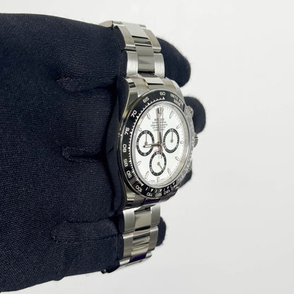 Rolex Daytona 40mm White Dial Watch Ref# 126500LN - Happy Jewelers Fine Jewelry Lifetime Warranty