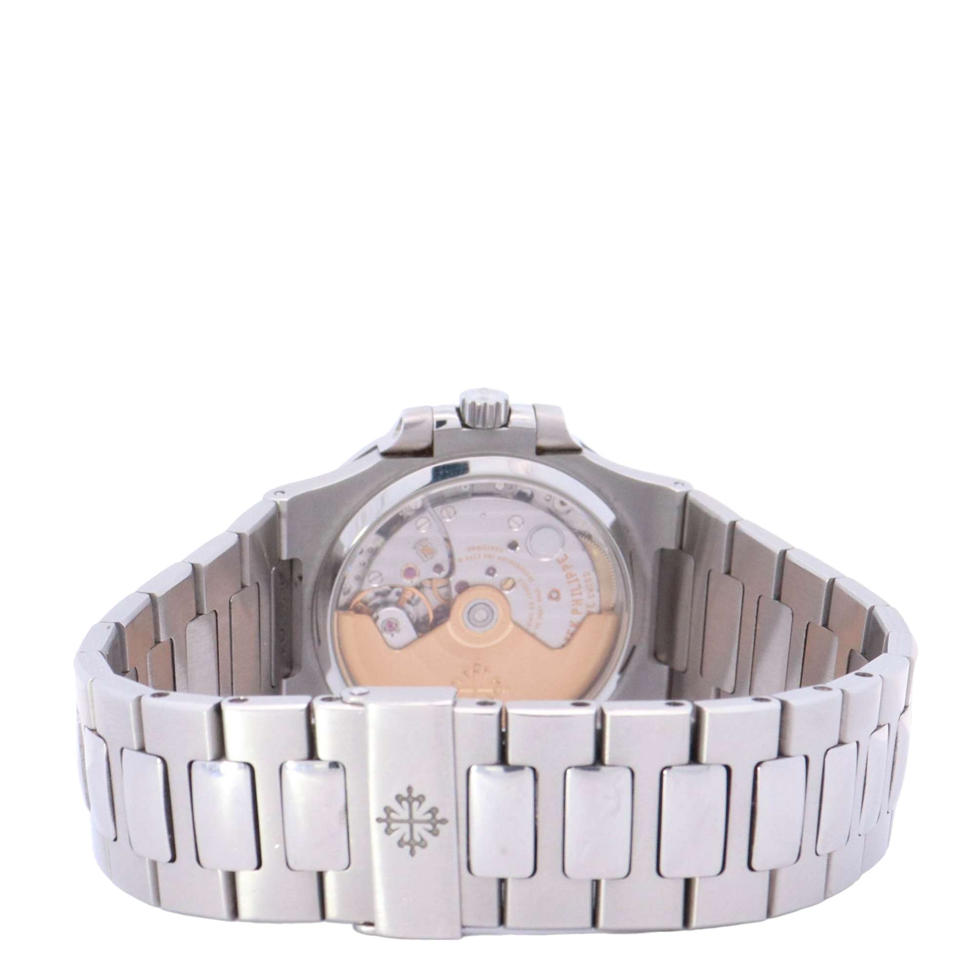 Patek Philippe Nautilus 38mm Stainless Steel Blue Gradient Stick Dial Watch Reference# 5800/1A-001 - Happy Jewelers Fine Jewelry Lifetime Warranty