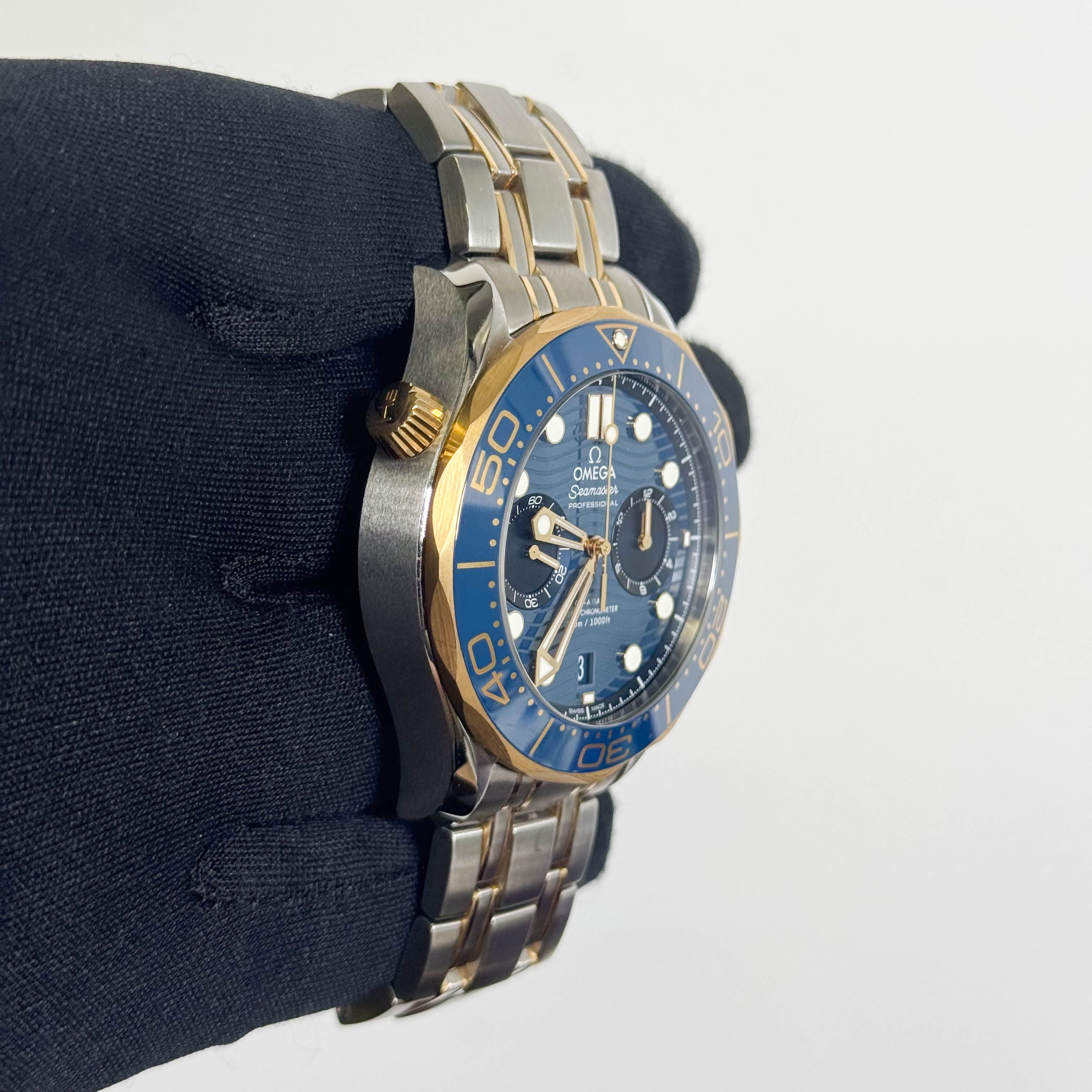 Omega Seamaster 44mm Blue Dial Watch Ref# 210.20.44.51.03.001 - Happy Jewelers Fine Jewelry Lifetime Warranty