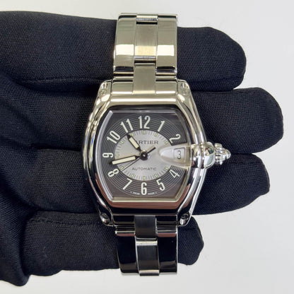 Cartier Roadster 35mm Black Dial Watch Ref# W62001V3 - Happy Jewelers Fine Jewelry Lifetime Warranty