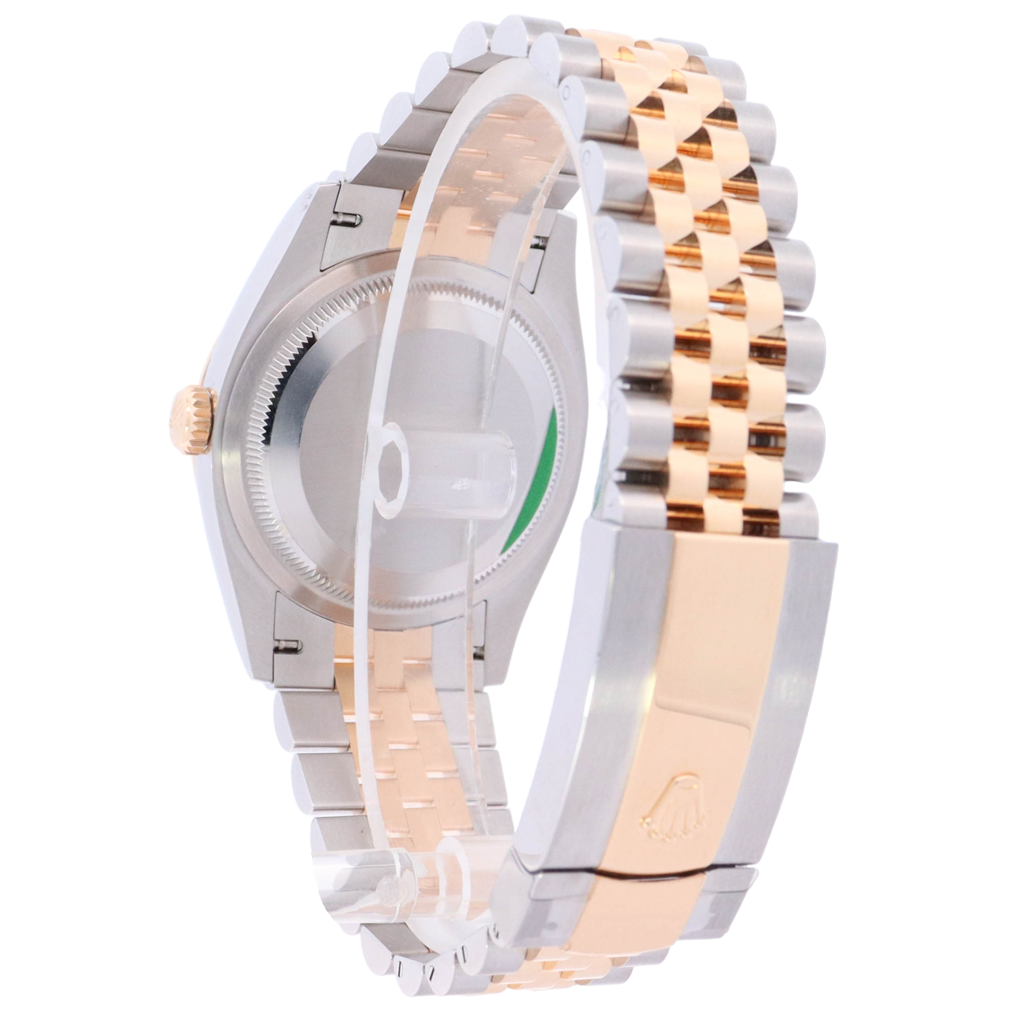 Rolex Datejust 36mm Yellow Gold & Stainless Steel Champagne Fluted Motif Dial Watch Reference# 126233 - Happy Jewelers Fine Jewelry Lifetime Warranty