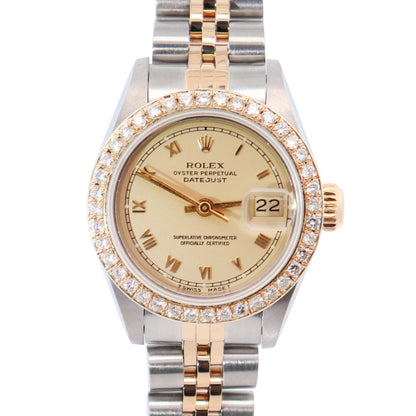 Rolex Datejust 26mm Champagne Dial Watch Ref# 69173 - Happy Jewelers Fine Jewelry Lifetime Warranty