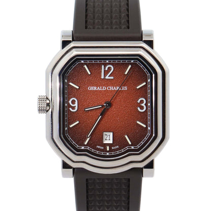 Gerald Charles Sport 39mm Brown Dial Watch Ref# GC2.0-TX-TN-08-GR - Happy Jewelers Fine Jewelry Lifetime Warranty