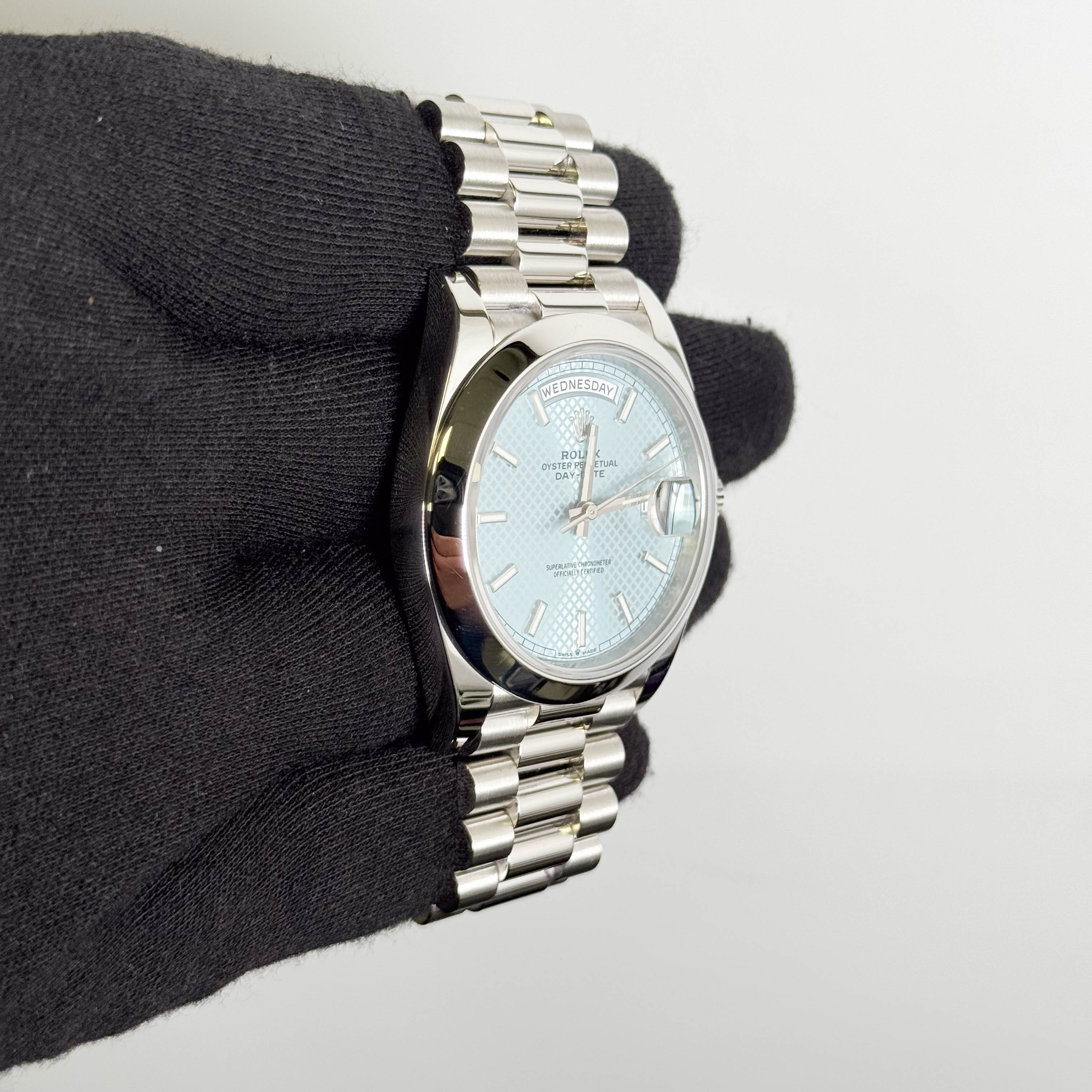 Rolex Day-Date 40mm Blue Dial watch Ref# 228206
