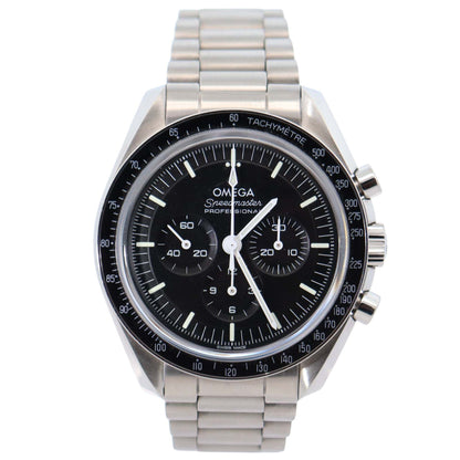 Omega Speedmaster 42mm Black Dial Watch Ref# 310.30.42.50.01.002 - Happy Jewelers Fine Jewelry Lifetime Warranty