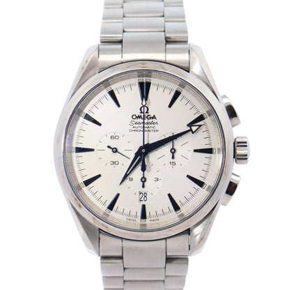 Omega Seamaster 42.2mm White Dial Watch Ref# 2512.30.00 - Happy Jewelers Fine Jewelry Lifetime Warranty
