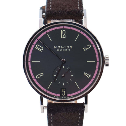 Nomos Tangente 37.5mm Black Dial Watch Ref# 179.S19 - Happy Jewelers Fine Jewelry Lifetime Warranty