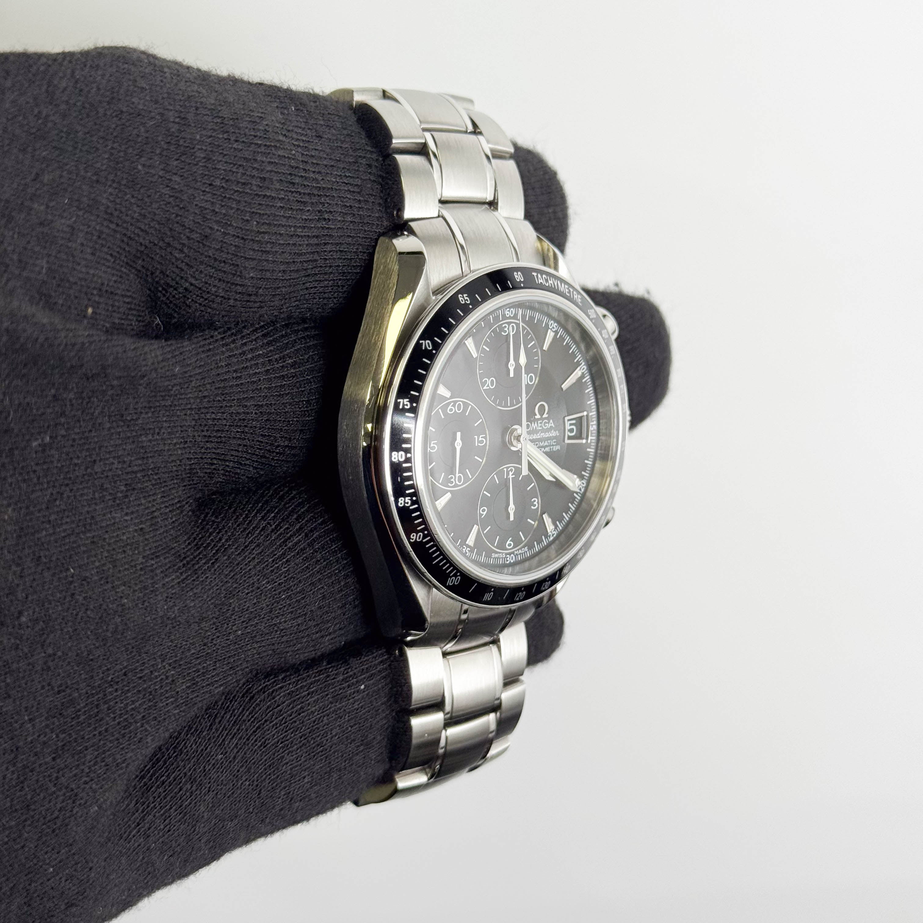 Omega Speedmaster 40mm Black Dial Watch Ref# 3210.50
