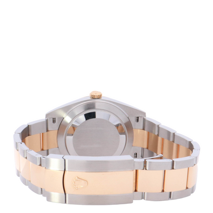 Rolex Datejust 41mm Yellow Gold & Stainless Steel Champagne Stick Dial Watch Reference# - Happy Jewelers Fine Jewelry Lifetime Warranty