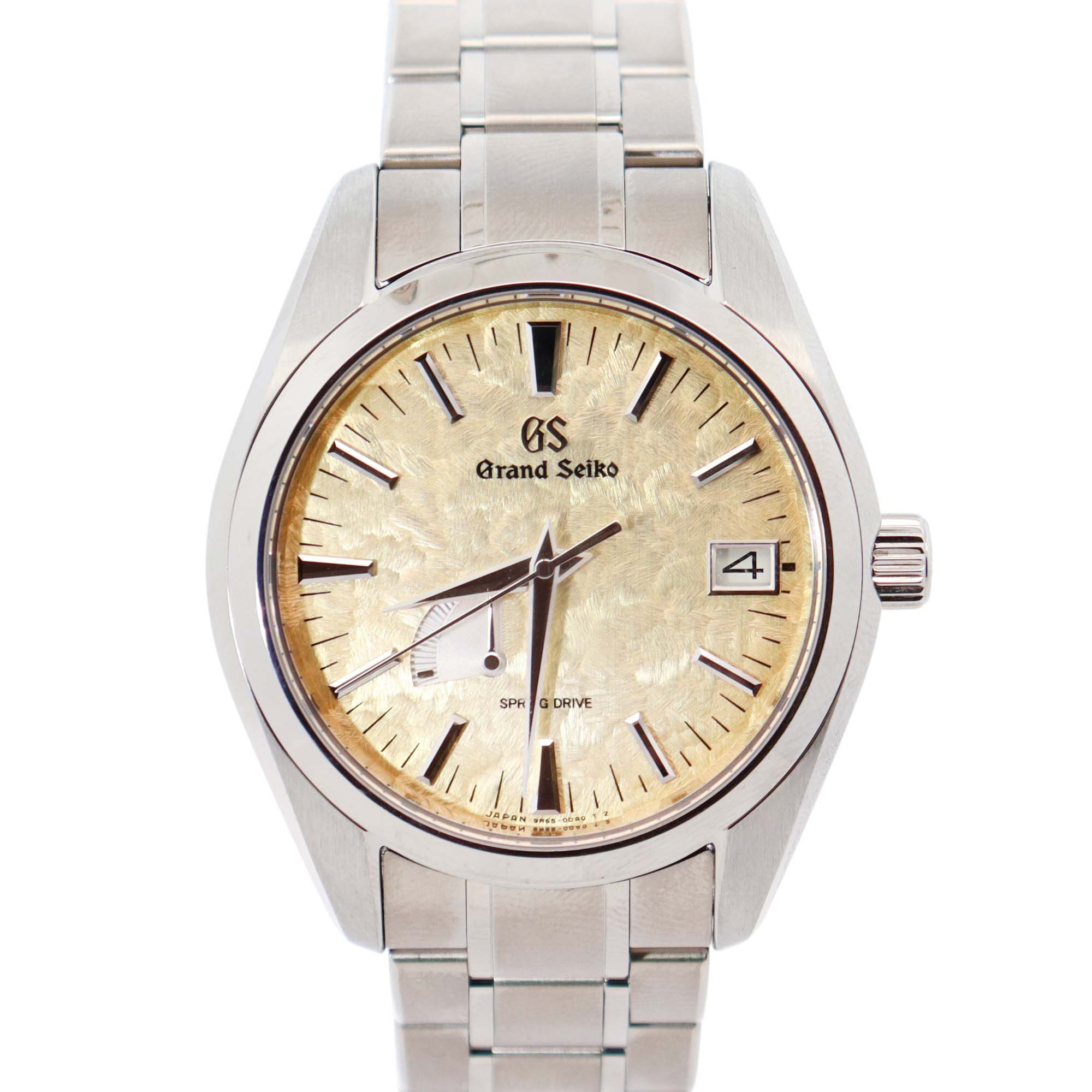 Grand Seiko Heritage 41mm Gold Dial Watch Ref# SBGA503 – Happy