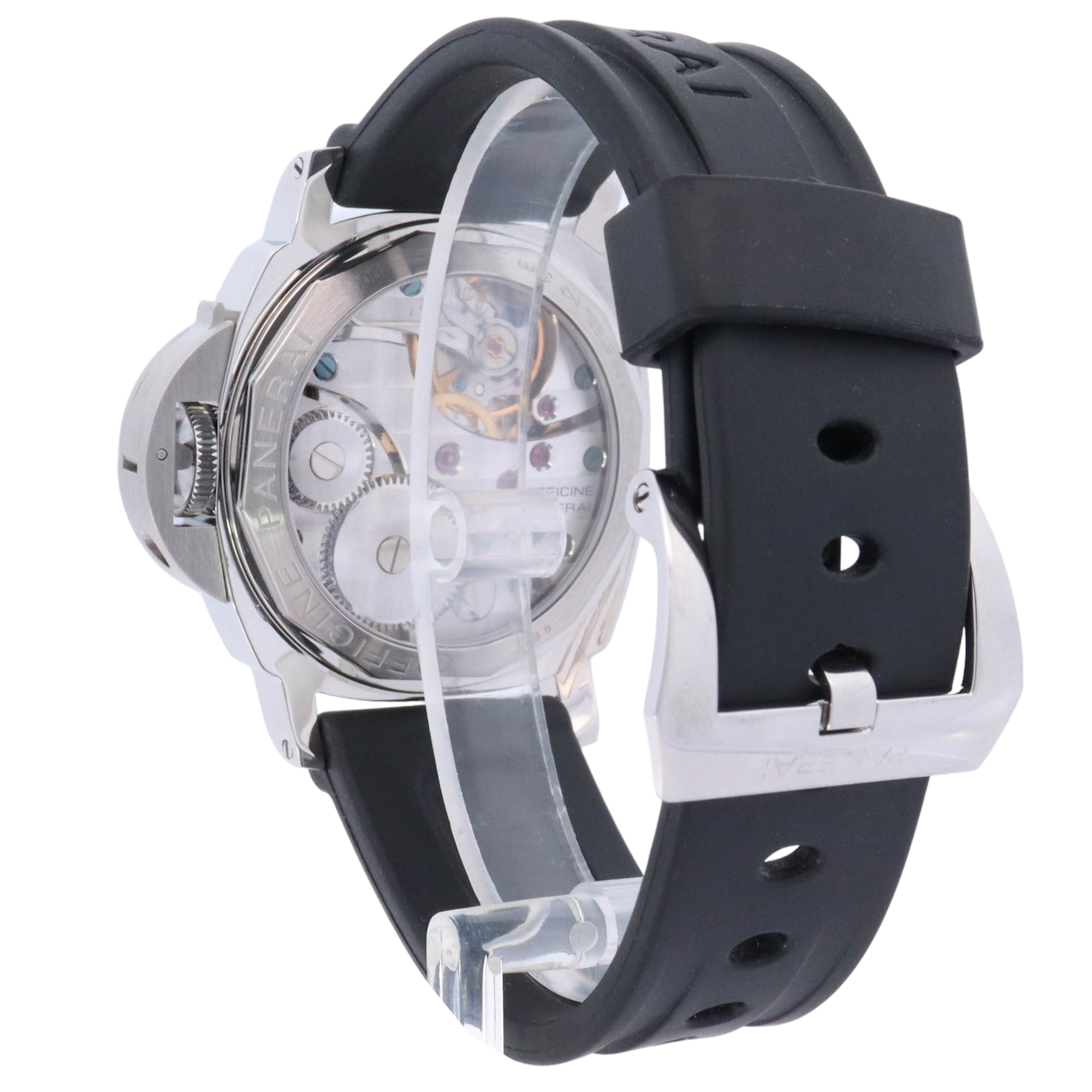 Panerai Luminor Marina 44mm Stainless Steel Black Stick & Arabic Dial Watch Reference# PAM00111 - Happy Jewelers Fine Jewelry Lifetime Warranty