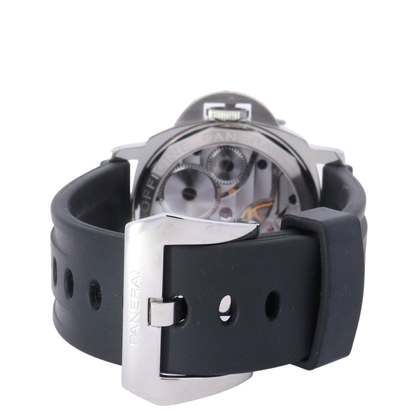 Panerai Luminor Marina 44mm Stainless Steel Black Stick & Arabic Dial Watch Reference# PAM00111 - Happy Jewelers Fine Jewelry Lifetime Warranty