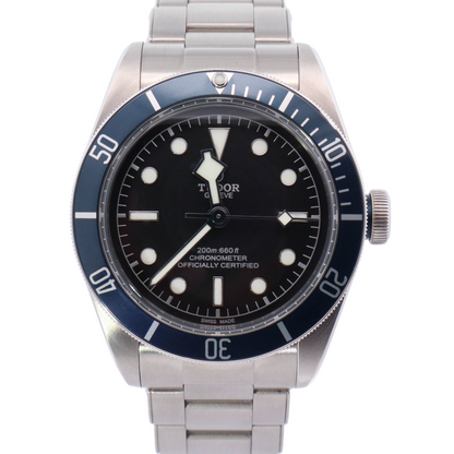 Tudor Black Bay 41mm Black Dial Watch Ref#79230B - Happy Jewelers Fine Jewelry Lifetime Warranty