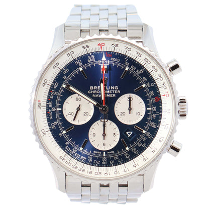Breitling Navitimer 46mm Blue Dial Watch Ref# AB0127 - Happy Jewelers Fine Jewelry Lifetime Warranty