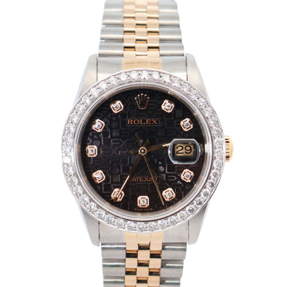 Rolex Datejust 36mm Black Dial Watch Ref# 16233 - Happy Jewelers Fine Jewelry Lifetime Warranty
