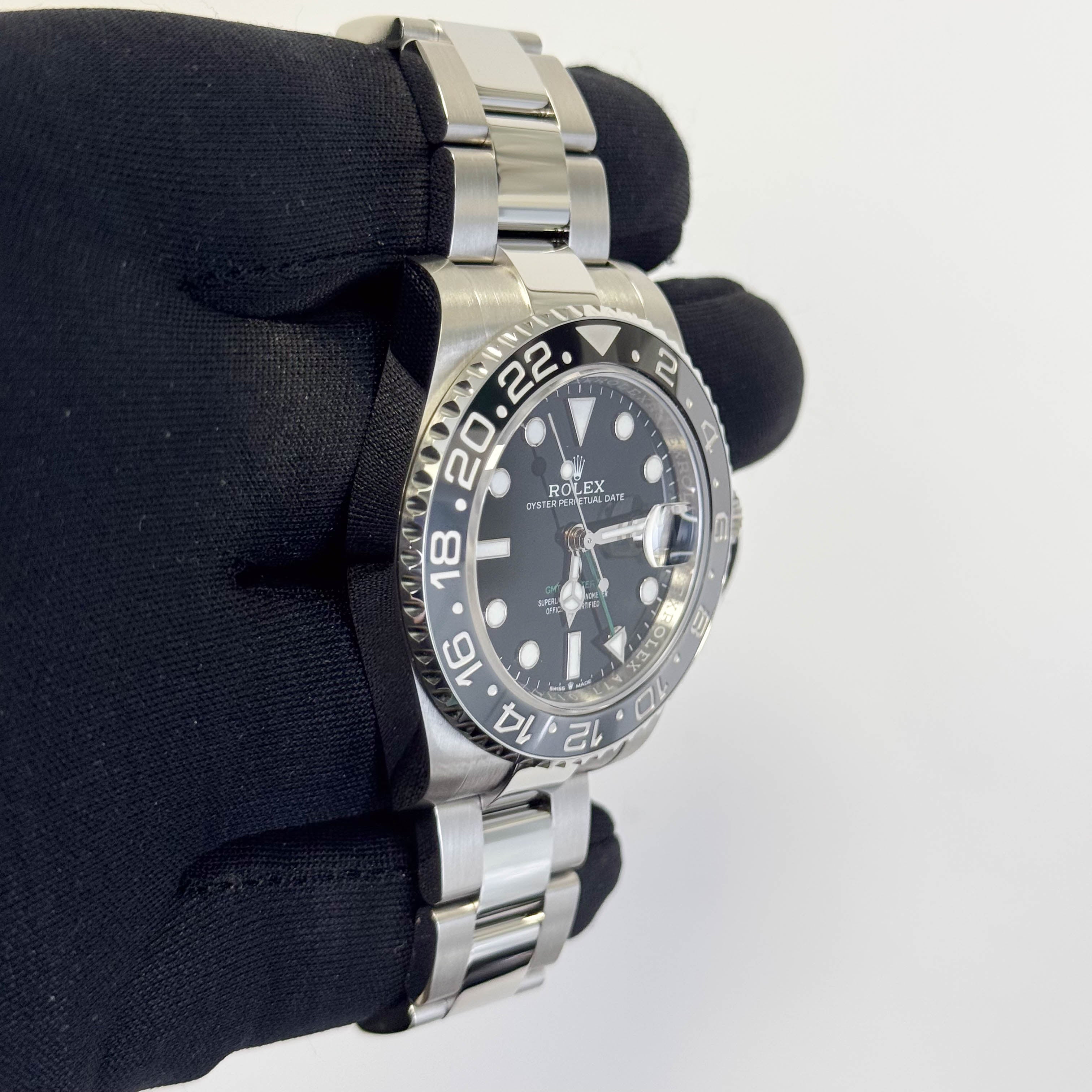 Rolex GMT-Master II 40mm Black Dial Watch Ref# 126710GRNR - Happy Jewelers Fine Jewelry Lifetime Warranty