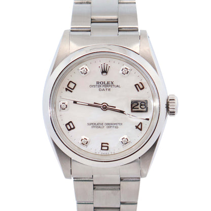 Rolex Oyster Perpetual 34mm MOP Dial Watch Ref# 1501 - Happy Jewelers Fine Jewelry Lifetime Warranty