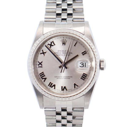 Rolex Datejust 36mm Silver Dial Watch Ref# 16220 - Happy Jewelers Fine Jewelry Lifetime Warranty