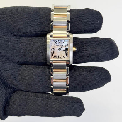 Cartier Tank 20mm Pink Dial Watch Ref# W51027Q4 - Happy Jewelers Fine Jewelry Lifetime Warranty