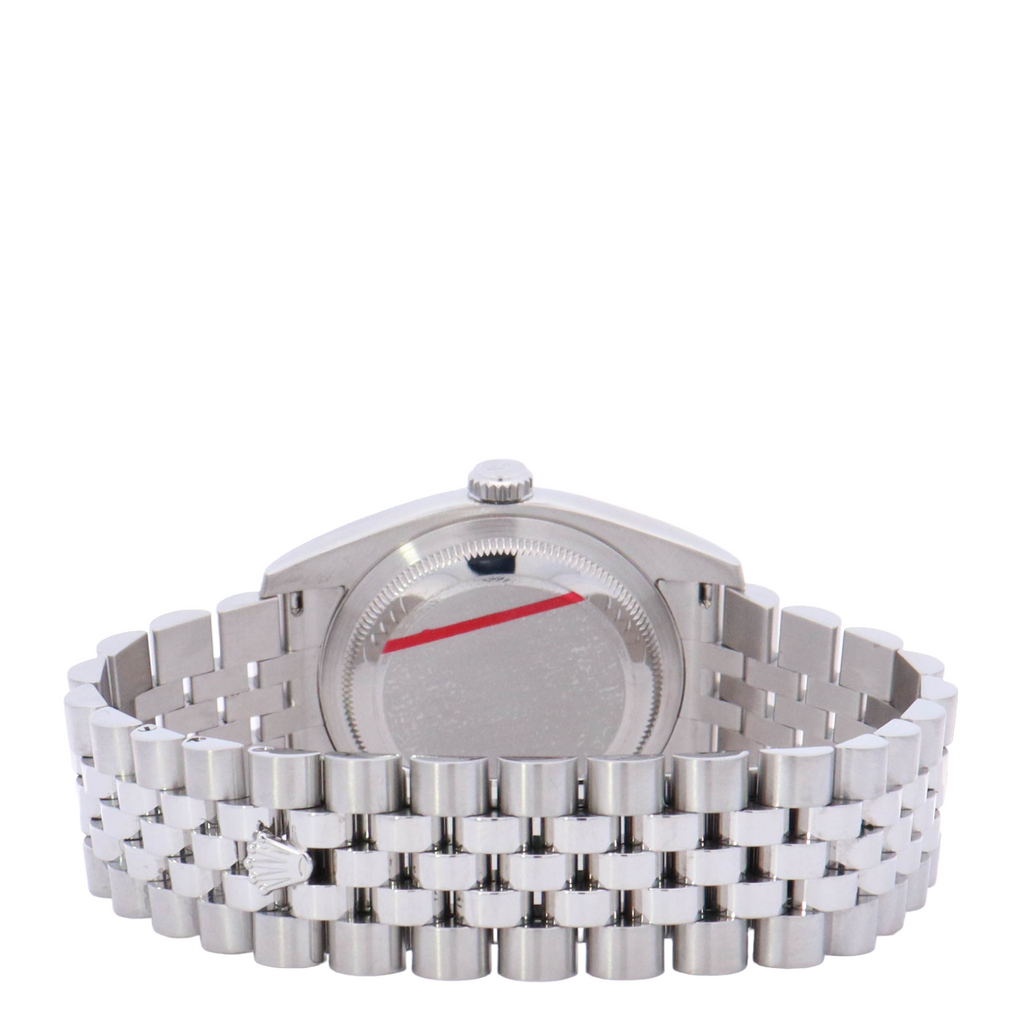 Rolex Datejust Stainless Steel 36mm Silver Stick Dial Watch Reference #: 116234 - Happy Jewelers Fine Jewelry Lifetime Warranty