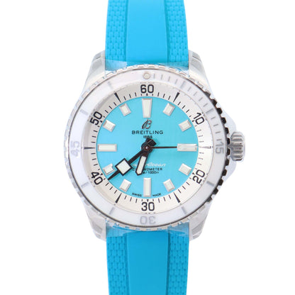 Breitling Superocean 36mm Blue Dial Watch Ref# A17377 - Happy Jewelers Fine Jewelry Lifetime Warranty