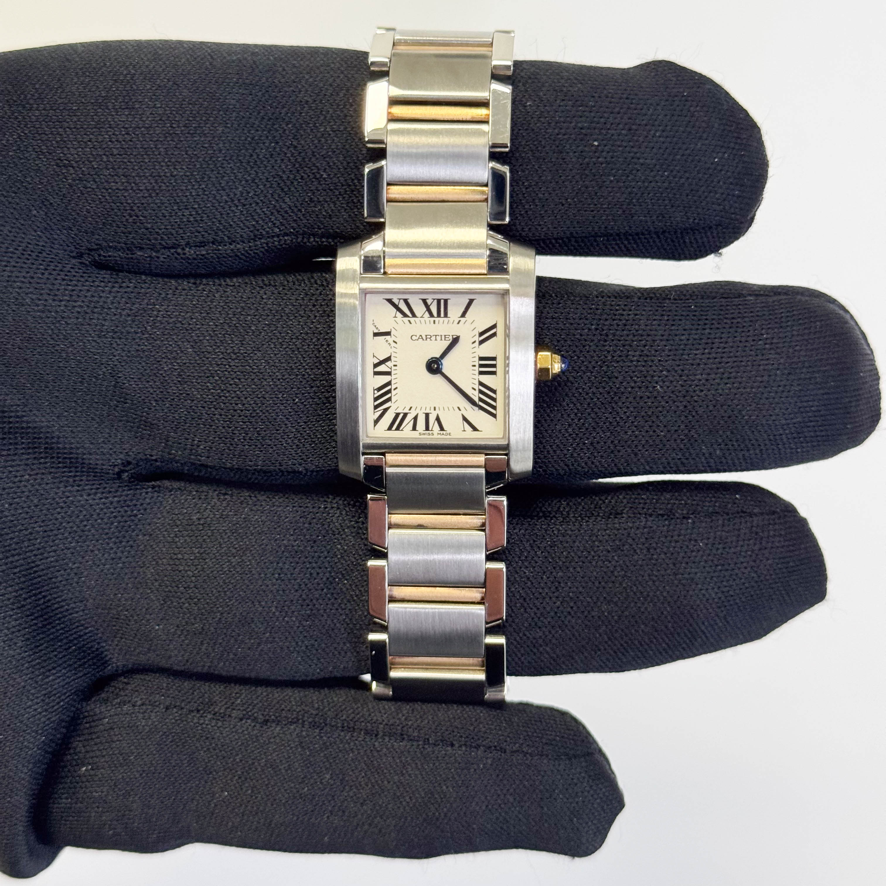 Cartier Tank 20mm White Dial Watch Ref# W51007Q4 - Happy Jewelers Fine Jewelry Lifetime Warranty