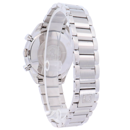 Omega Speedmaster 35.5mm Stainless Steel White MOP Chronograph Dial Watch Reference# 3515.71 - Happy Jewelers Fine Jewelry Lifetime Warranty