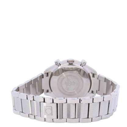 Omega Speedmaster 35.5mm Stainless Steel White MOP Chronograph Dial Watch Reference# 3515.71 - Happy Jewelers Fine Jewelry Lifetime Warranty