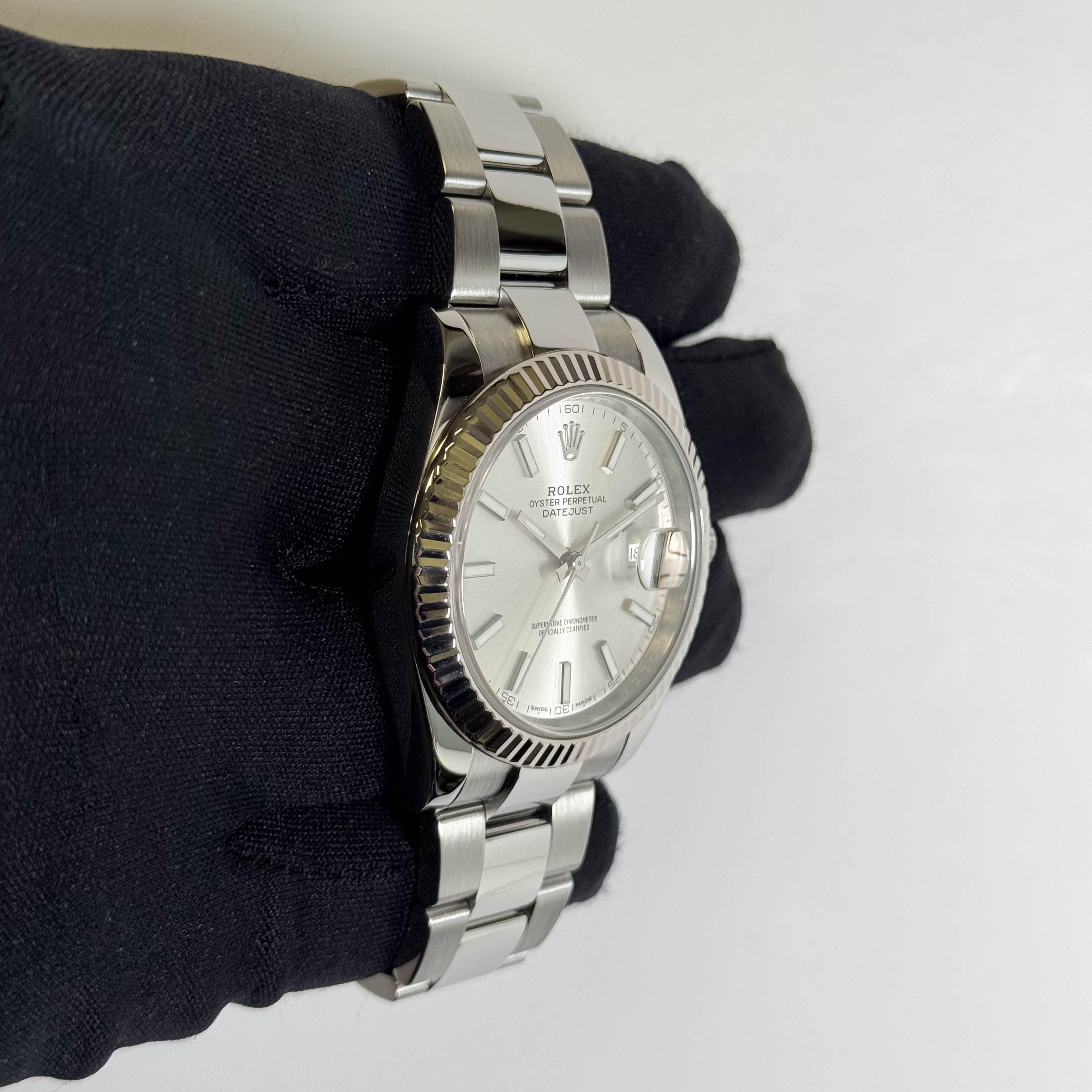 Rolex Datejust 41mm Silver Dial Watch Ref# 126334