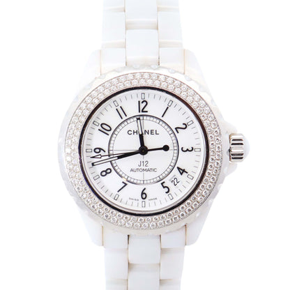 Chanel J12 38mm White Dial Watch Ref# H0969 - Happy Jewelers Fine Jewelry Lifetime Warranty