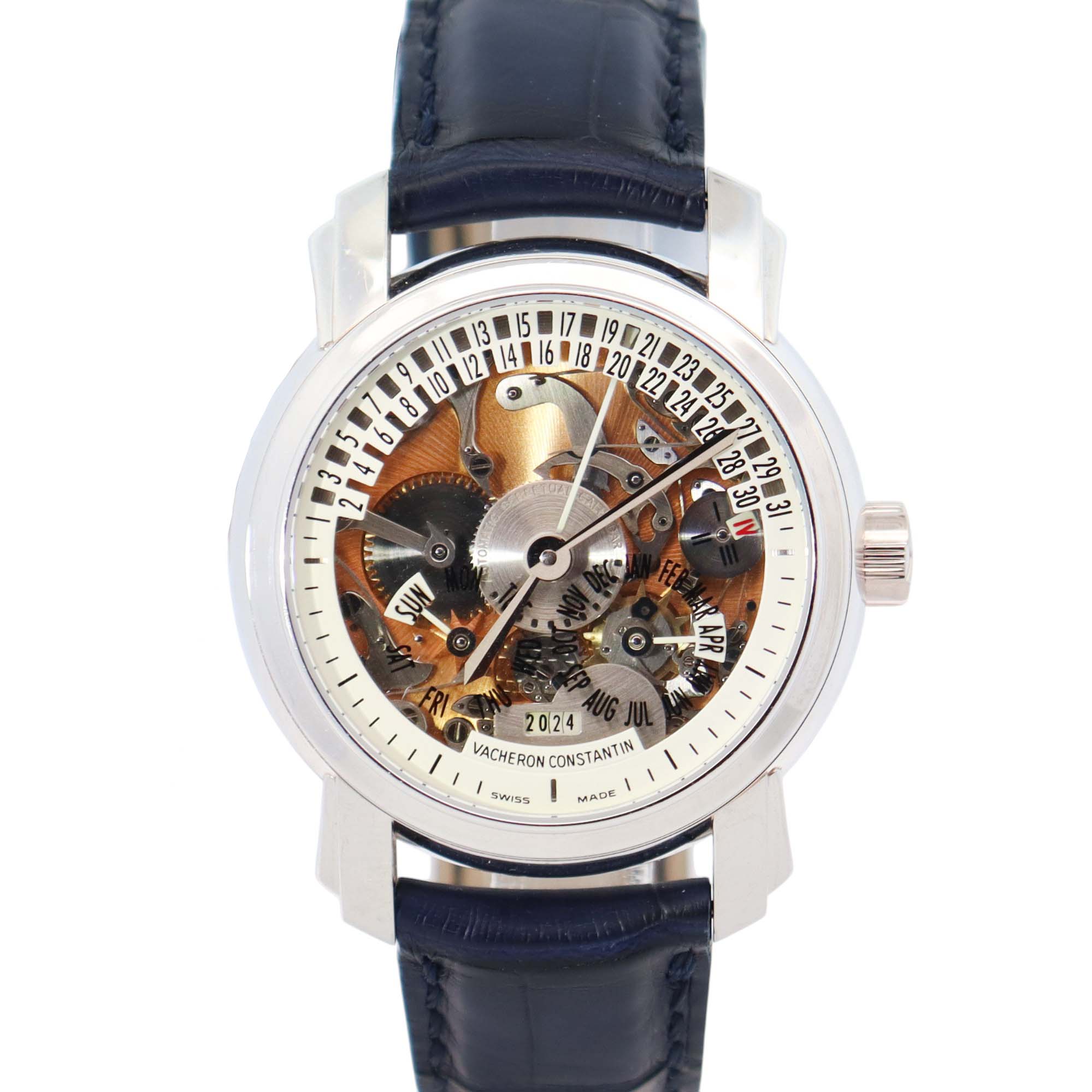 Vacheron Constantin Malte 38.5mm Openwork Dial Watch Ref# 47032/000P - Happy Jewelers Fine Jewelry Lifetime Warranty
