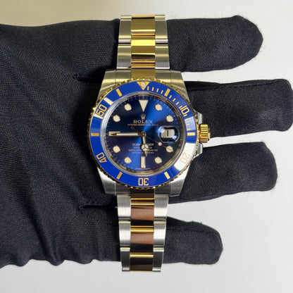 Rolex Submariner 40mm Blue Dial Watch Ref# 116613LB - Happy Jewelers Fine Jewelry Lifetime Warranty