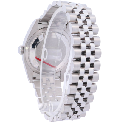 Rolex Datejust 36mm Stainless Steel Factory Black Diamond Dial Watch Reference# 116234 - Happy Jewelers Fine Jewelry Lifetime Warranty