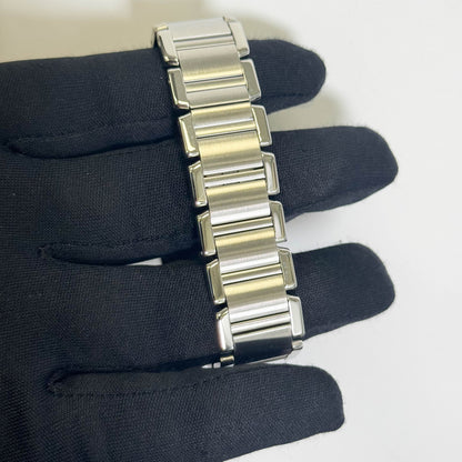 Cartier Tank Française Stainless Steel 28mm White Dial Watch Ref# W51002Q3 - Happy Jewelers Fine Jewelry Lifetime Warranty