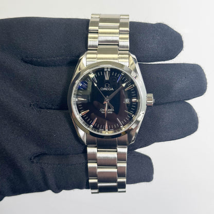 Omega Seamaster 36mm Black Dial Watch Ref# 2518.50.00 - Happy Jewelers Fine Jewelry Lifetime Warranty