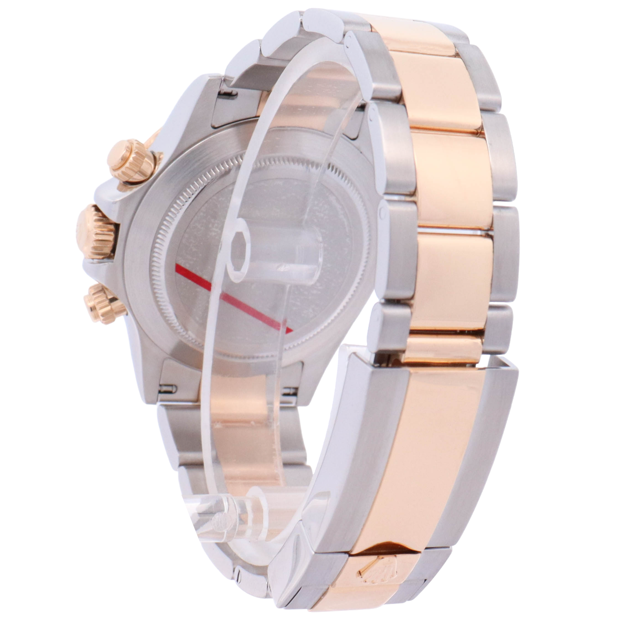 Rolex Daytona 40mm Yellow Gold & Stainless Steel White Chronograph Dial Watch Reference# 116523 - Happy Jewelers Fine Jewelry Lifetime Warranty