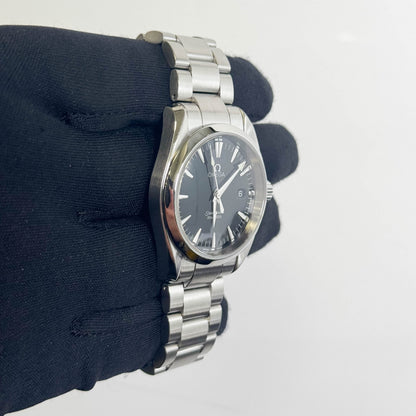 Omega Seamaster 36mm Black Dial Watch Ref# 2518.50.00 - Happy Jewelers Fine Jewelry Lifetime Warranty