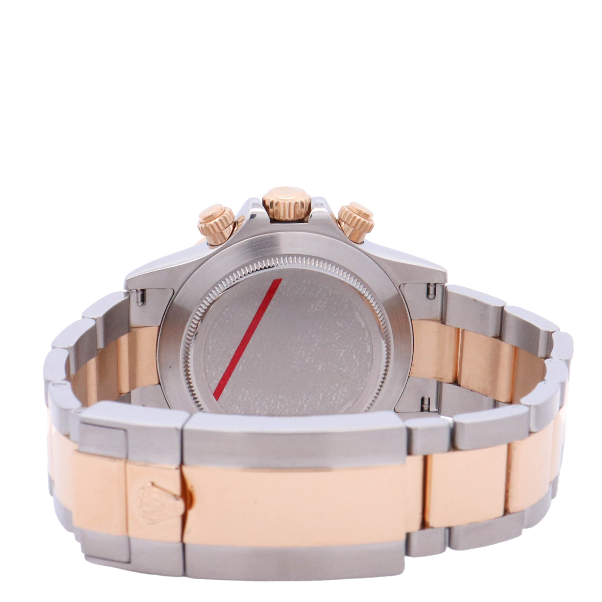 Rolex Daytona 40mm Yellow Gold & Stainless Steel White Chronograph Dial Watch Reference# 116523 - Happy Jewelers Fine Jewelry Lifetime Warranty