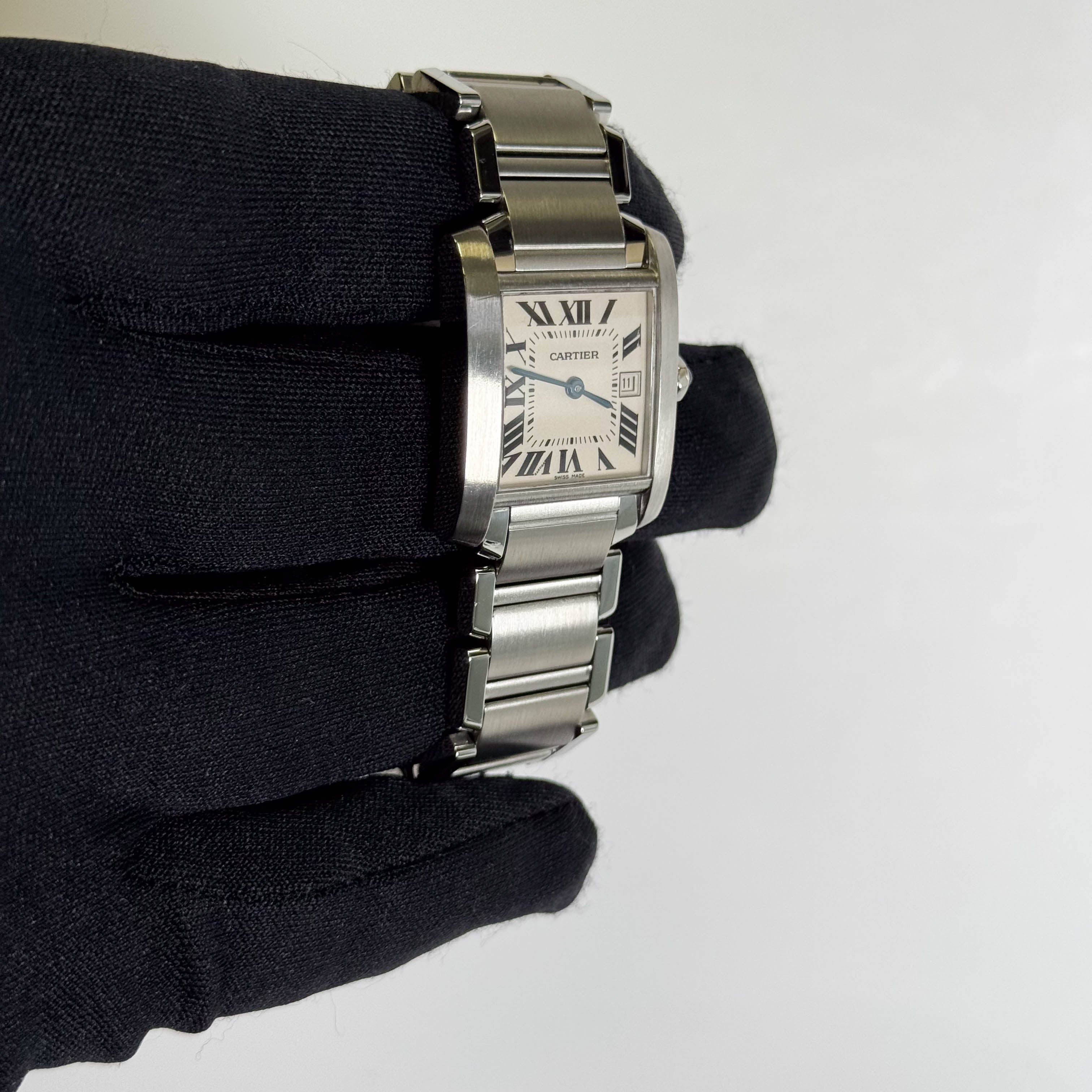 Cartier Tank 25mm White Dial Watch Ref# W51011Q3