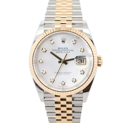 Rolex Datejust 36mm MOP Dial Watch Ref# 126233 - Happy Jewelers Fine Jewelry Lifetime Warranty