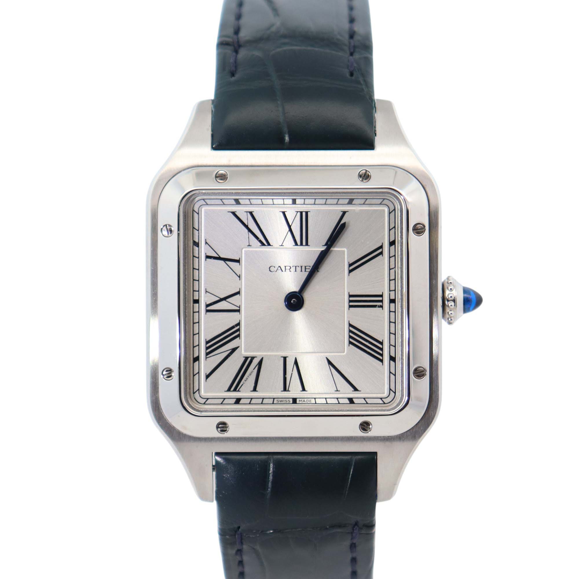 Cartier Santos 32mm Silver Dial Watch Ref# WSSA0022 - Happy Jewelers Fine Jewelry Lifetime Warranty