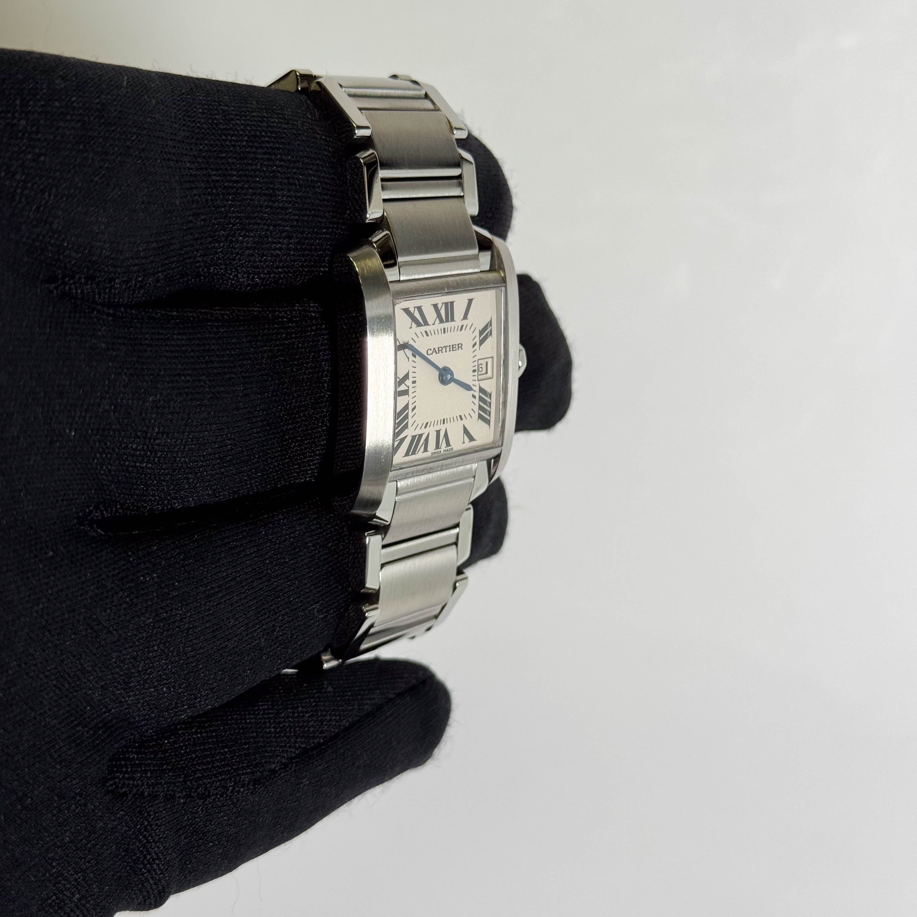 Cartier Tank 25mm White Dial Watch Ref# W51011Q3