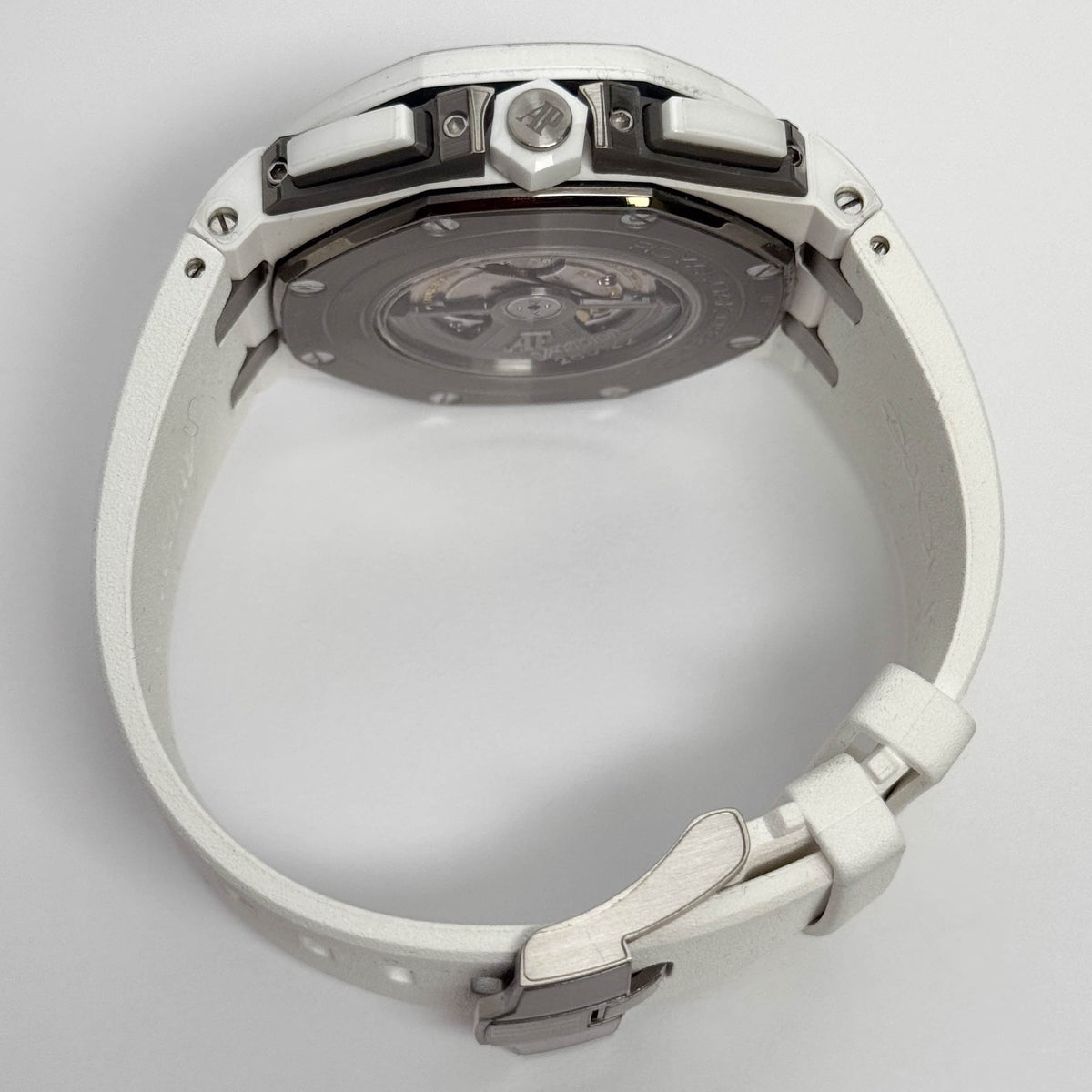 Audemars Piguet Royal Oak Offshore 44mm White Dial Watch Ref# 26402CB.OO.A010CA.01
