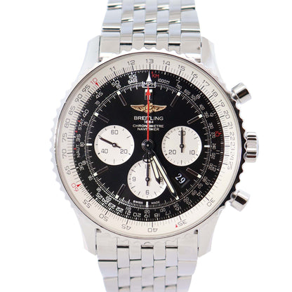 Breitling Navitimer 46mm Black Dial Watch Ref# AB0127 - Happy Jewelers Fine Jewelry Lifetime Warranty