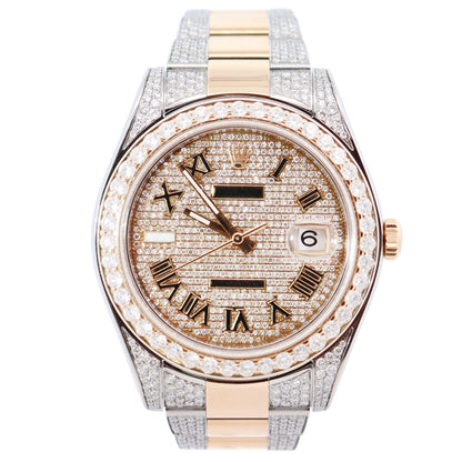 Rolex Datejust 41mm Pave Dial Watch Ref# 116333 - Happy Jewelers Fine Jewelry Lifetime Warranty