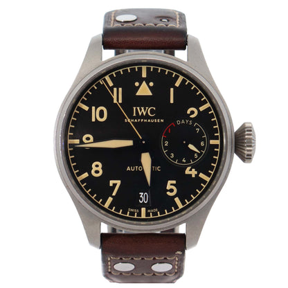 IWC Big Pilot 46.2mm Black Dial Watch Ref# IW501004 - Happy Jewelers Fine Jewelry Lifetime Warranty