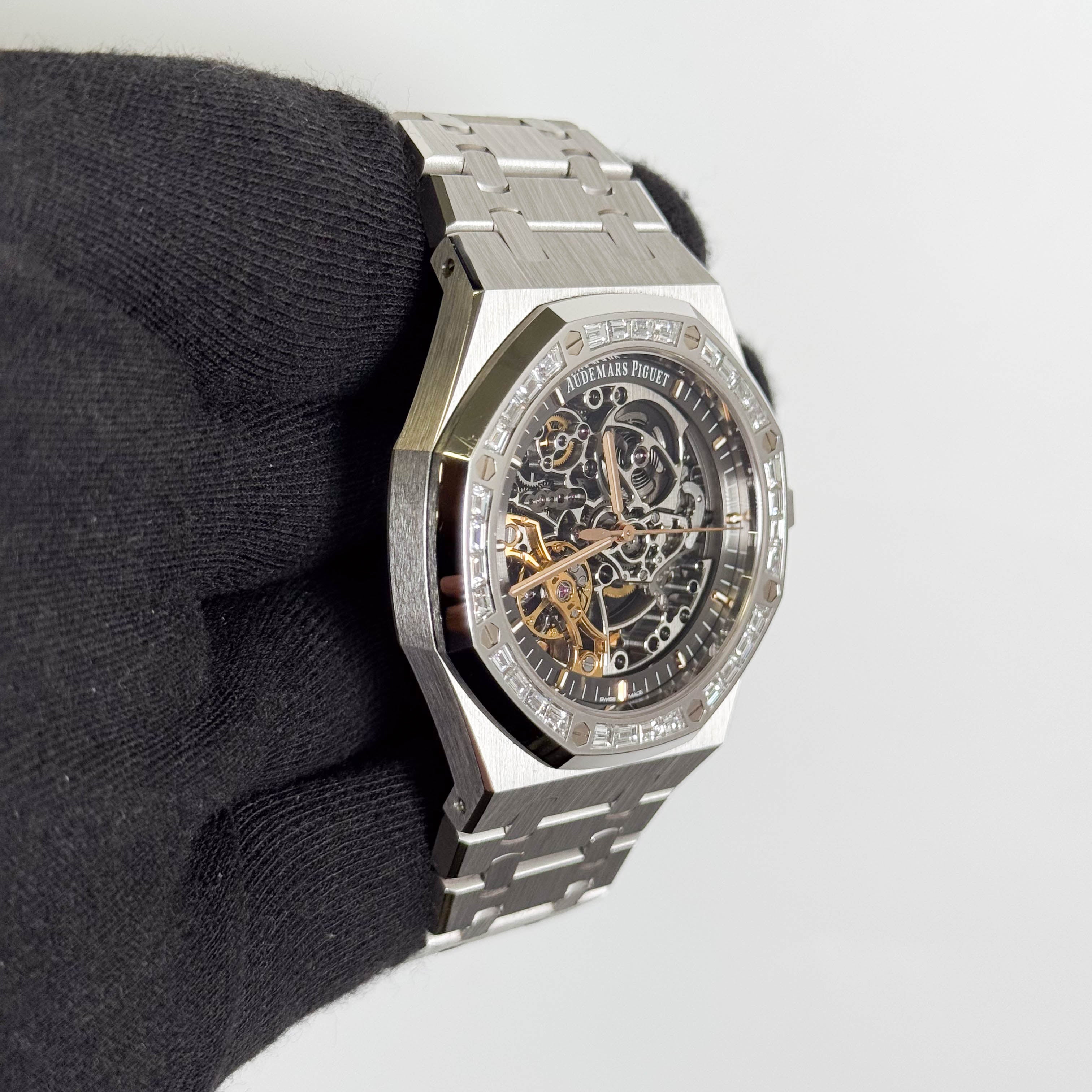 Audemars Piguet Royal Oak 41mm Openwork Dial Watch Ref# 15412BC.ZZ.1220BC.01